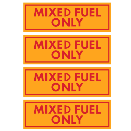 Mixed Fuel Sticker – Fits Marine, Automotive, Agricultural Equipment (Replaces QuickMarine MFO001)