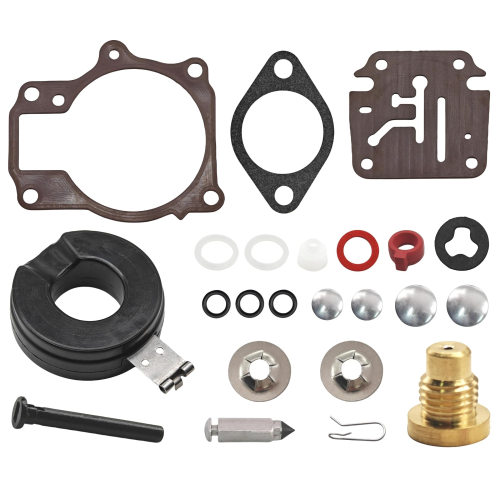 Carburetor Rebuild Kit – Fits Johnson/Evinrude 18-75 HP 2-Stroke Outboards (Replaces 396701, 398729, 392061)