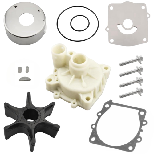 Water Pump Impeller Kit with Housing – Fits Yamaha 150-300 HP V6 (Replaces 61A-W0078-A2-00, 61A-W0078-A3-00)