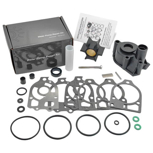 Water Pump Impeller Repair Kit – Fits Mercury/Mariner Outboards 65-225 HP & MerCruiser Alpha One Gen I (Replaces 96148Q8, 96148A8)