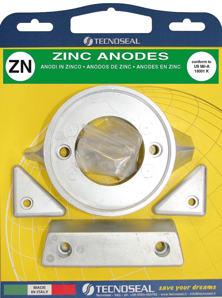 Tecnoseal KITVOLVO290-AL-C Anode Kit – Fits Volvo 290 Series Drives