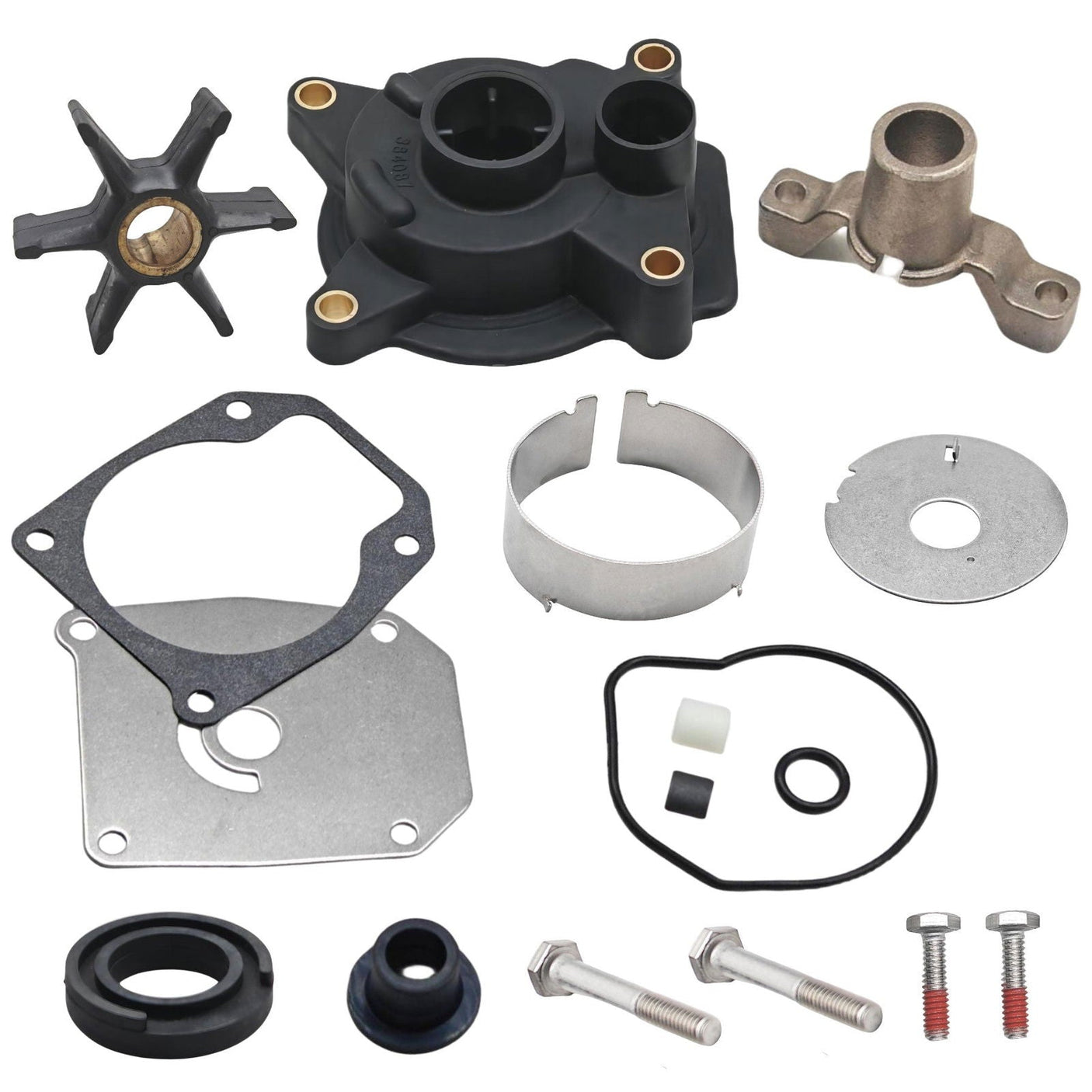 Water Pump Impeller Kit – Fits Johnson/Evinrude 35–60 HP (Replaces 439077, 396933, 390770, 396932, 391635, 777808)