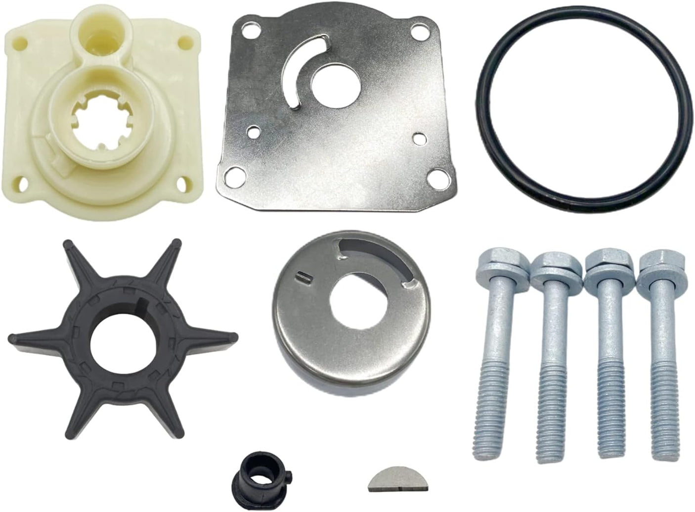 Water Pump Impeller Kit – Fits Yamaha 25-30 HP (Replaces 61N-W0078-10-00, 61N-W0078-11-00)