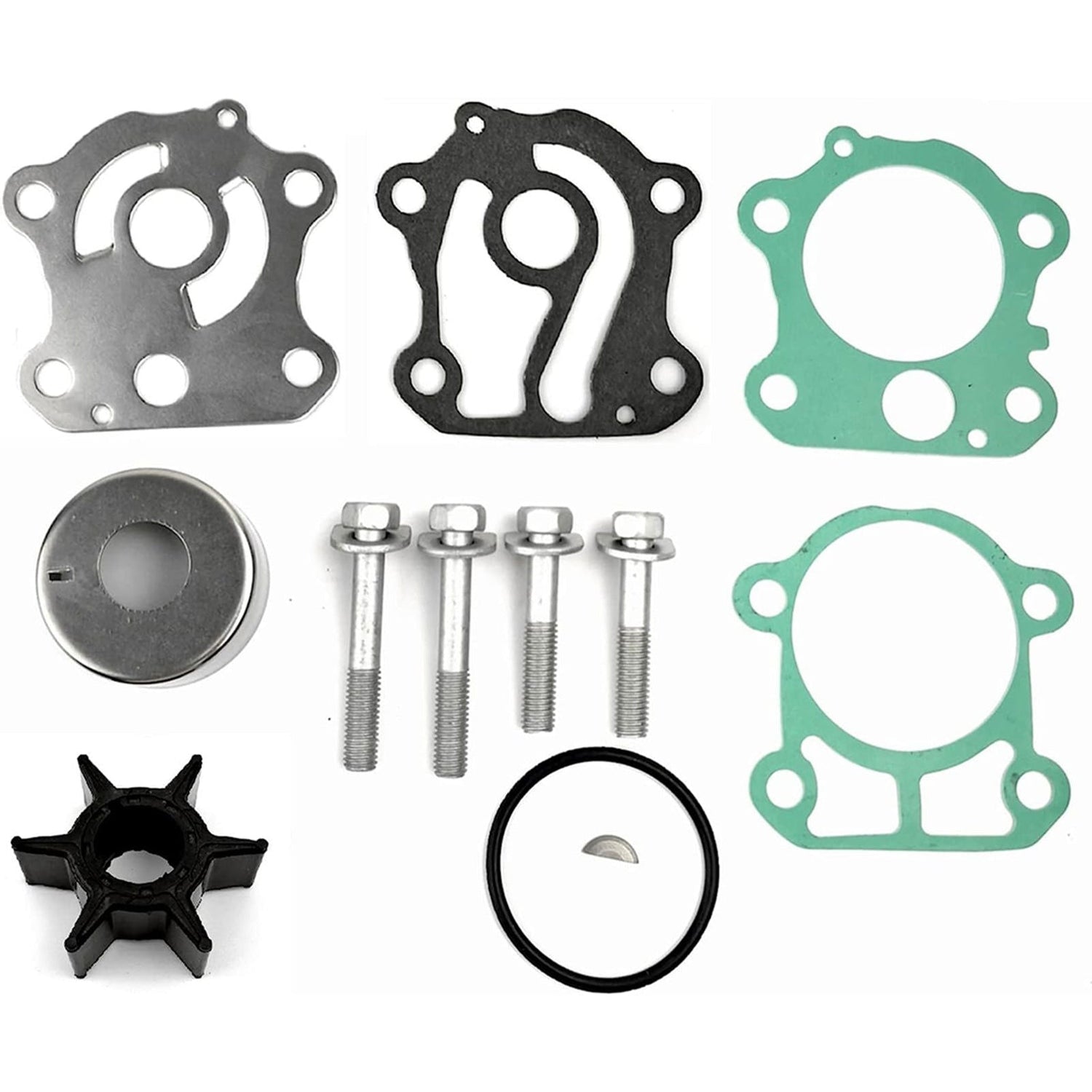 Water Pump Impeller Repair Kit – Fits Yamaha 40-60 HP (Replaces 6H3-W0078-02-00)