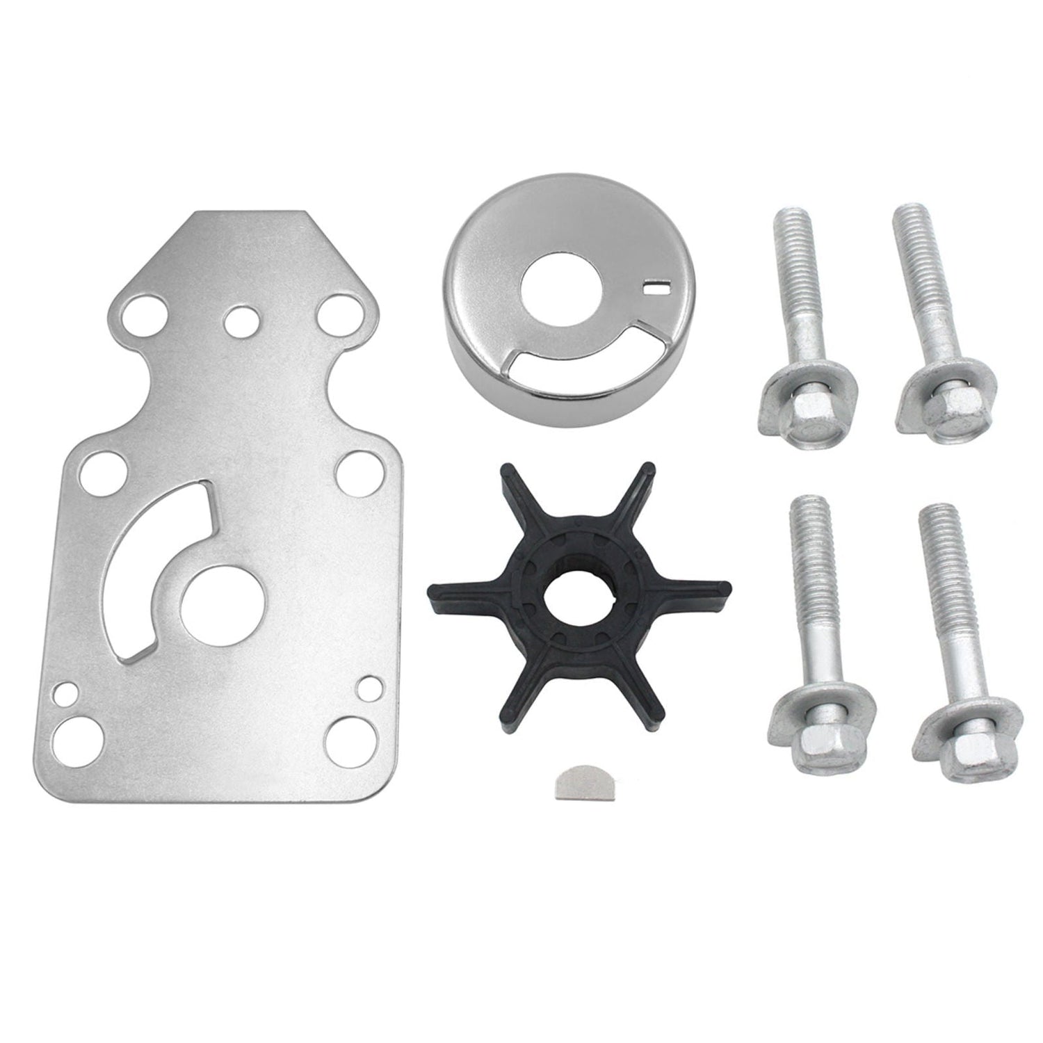 Water Pump Impeller Repair Kit – Fits Yamaha 9.9HP/15HP Outboards (Replaces 63V-W0078-00-00, 63V-W0078-01-00)