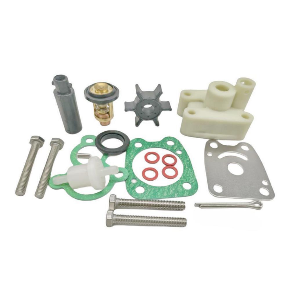 Water Pump Impeller Kit – Fits Yamaha 4HP/5HP 2-Stroke, F4/F5/F6 4-Stroke (Replaces 6E0-W0078-A2-00, 18-3410)