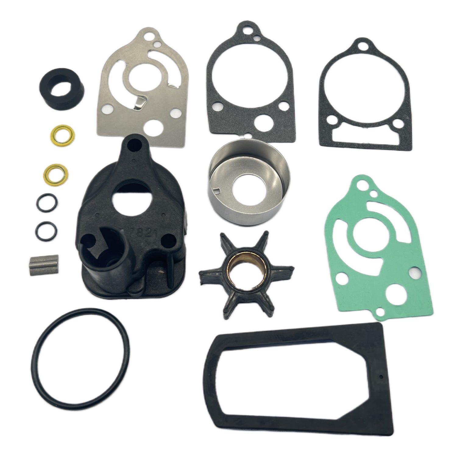 Water Pump Impeller Kit – Fits Mercury/Mariner & Johnson/Evinrude 30-70HP (Replaces 46-77177A3), Water Pump Impeller Kit – Fits Mercury/Mariner & Johnson/Evinrude 30-70HP (Replaces 46-77177A3)