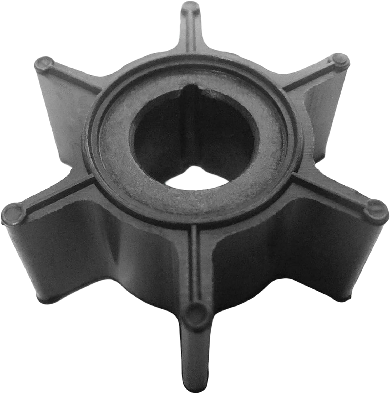 Water Pump Impeller – Fits Tohatsu/Nissan 2.5-6 HP (Replaces 369-65021-1, 47-16154-3)