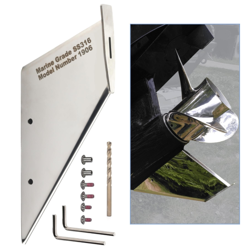 Skeg Guard Protector – Fits Mercury, Honda, Nissan, Tohatsu, Force (Replaces Megaware 27071, Panther 35-SS625, GlückMarine 27071)