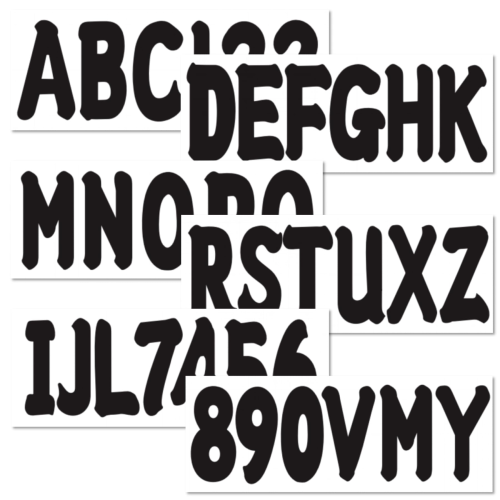 Decal Kit – Sea Sierra Marine 3" (Replaces Multiple OEM Registration Numbers)
