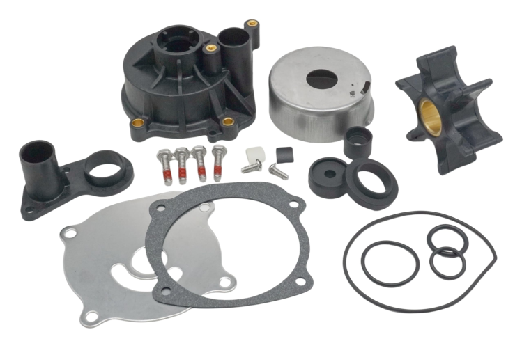 Boat Marine 5001594 Water Pump Repair Kit with 435959 Housing for Johnson Evinrude 85 90 115 120 130 135 140 150 175 200 225 235 250 300 HP Outboard Engines Replace 395060 18-3392